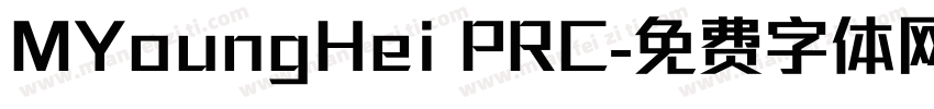 MYoungHei PRC字体转换